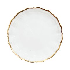 Corail Or Porcelain Dinner Plate