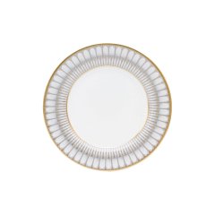 Arcades Grey and Gold Salad Plate