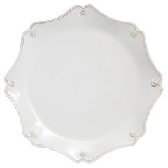 Berry & Thread Whitewash Scallop Charger