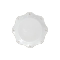 Berry & Thread Whitewash Scallop Salad Plate, Set of 4