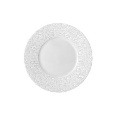 Ecume White Salad Plate