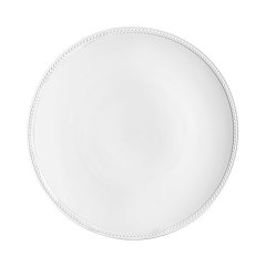 Soie Tressée White Dinner Plate