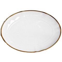 Simply Elegant Gold Oval Platter