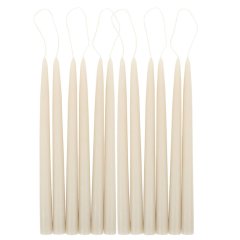 Parchment Taper Candles, Set of 2