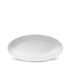 Perl̩e White Small Oval Platter