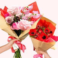 Designer's Choice Natural / Blush Pink Bouquet