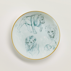Carnets d'Equateur Lions Dessert Plate