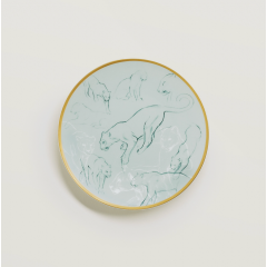 Carnets d'Equateur Cats Bread and Butter Plate
