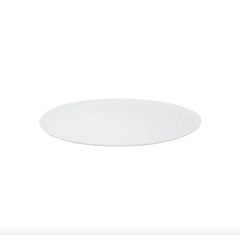 Slim Glossy White Dinner Plate