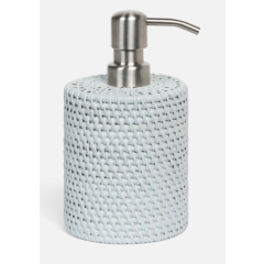 Light Gray Rattan Dalton Soap Pump