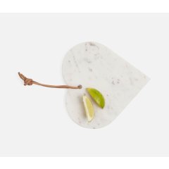 Riley White Heart Shape Serving Board