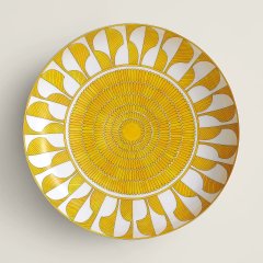 Soleil D'Hermes Large Deep Round Platter