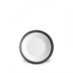 Soie Tress̩e Black Sauce Dish and Spoon Rest