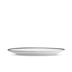 Soie Tressée Oval Platter Small Black