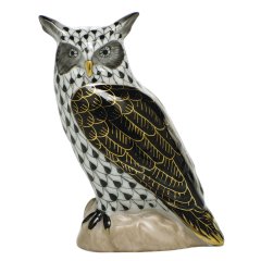 Great Horned Owl Figurine