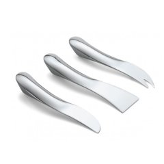 Wave Cheese Knives, Set of 3