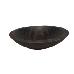 Black Ebonized Round Bowl