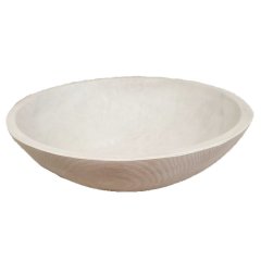 White Pearl Round Bowl