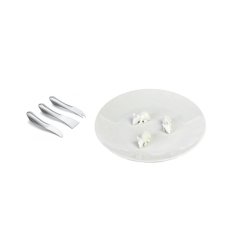 Plate with Mice and Wave Cheese Knives (set)