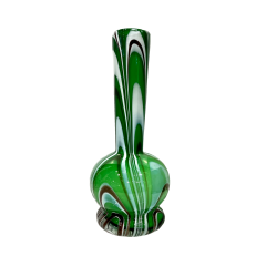 Marbled Green and White  Vase