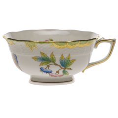 Queen Victoria Green Tea Cup & Saucer