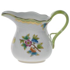 Queen Victoria Green Creamer