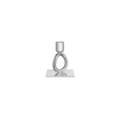 Vertigo Silver Plated Single Ring Candlestick