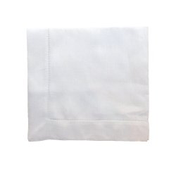 White Linen Hem Stitch Napkin