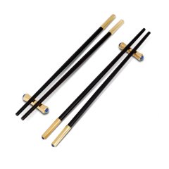 Zen Chopsticks + Rests, Set of 2 pairs